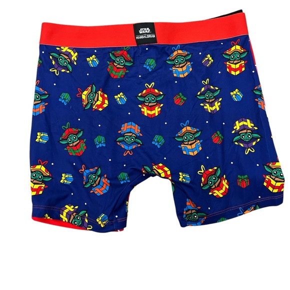 NWT Star Wars Christmas Mens Underwear Briefs Crazy Boxer Mandalorian XL Pack 2 - Picture 3 of 5